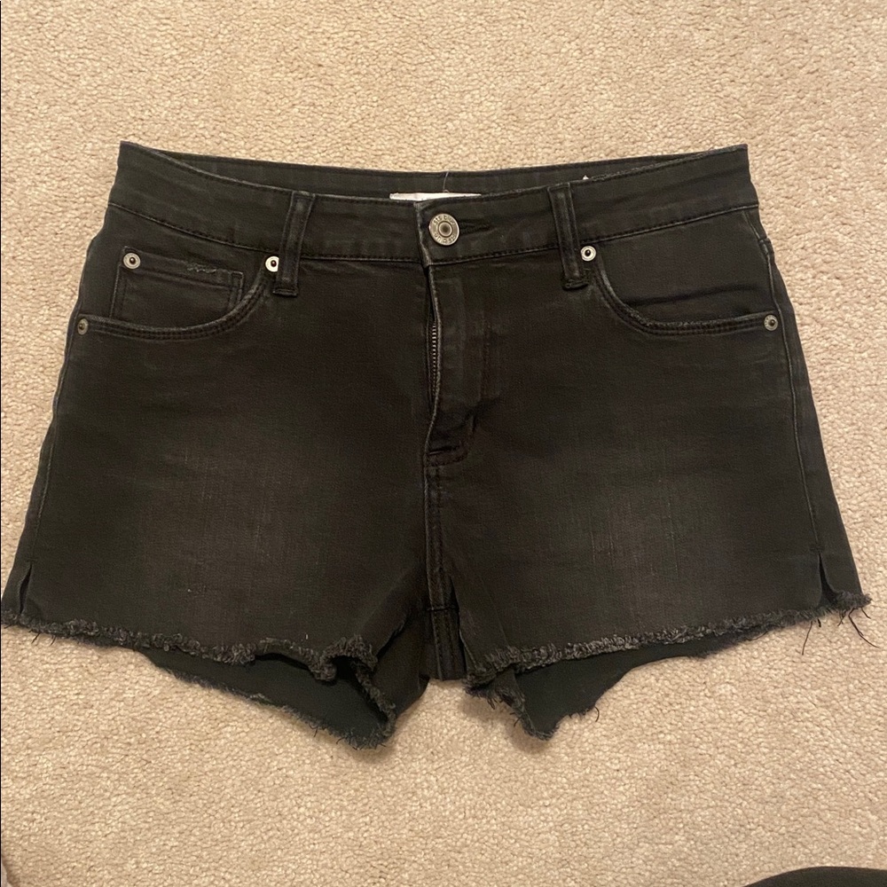 Black Denim Cutoffs sts blue Size 27